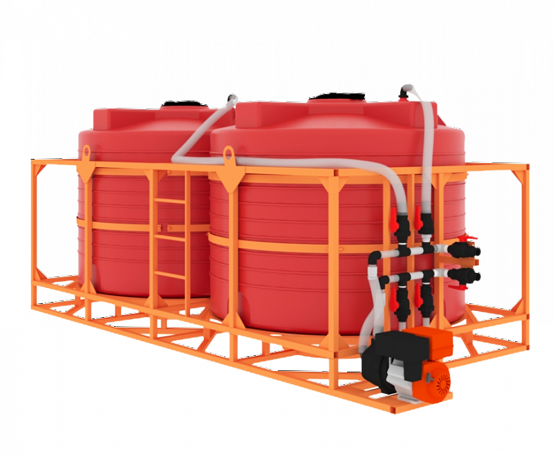 Транспортная кассета с системой гидроперемешивания 12000л (2х6000л)